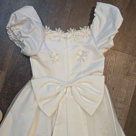 Beautiful vintage communion or flower girl dress, sz 8 - Picture 9 of 13